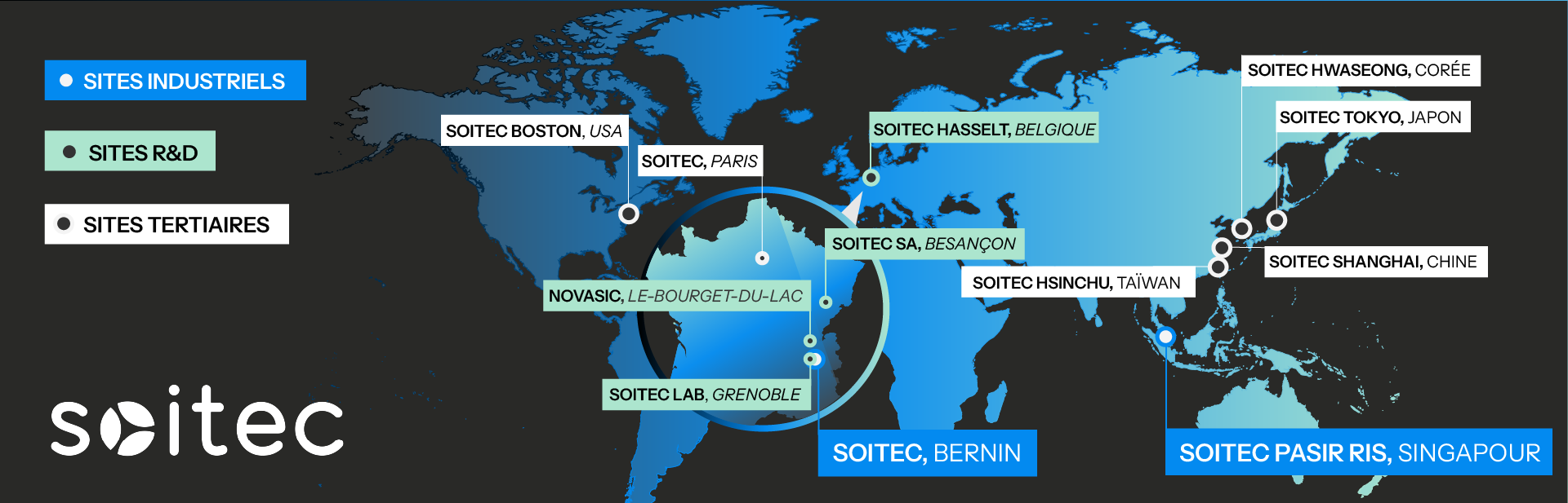 Soitec Map 2025 - FR