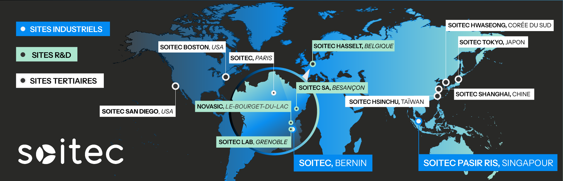 Soitec Map 2025 - FR